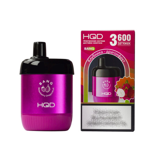 HQD Bang Strawberry Dragonfruit (hqd Бенг Клубника Драгонфрут)